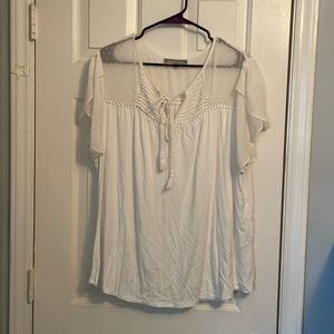 Daniel Rainn Petal Sleeve Blouse